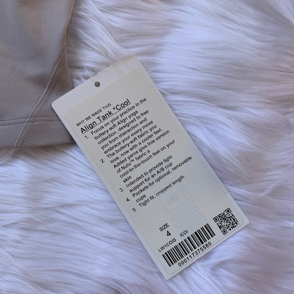 NWT Lululemon Iced Iris Align Tank - Picture 2 of 9